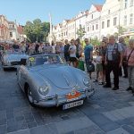 Mezinárodní rallye historických vozidel měla v sobotu zastávku v Třeboni