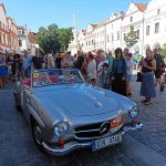 Mezinárodní rallye historických vozidel měla v sobotu zastávku v Třeboni
