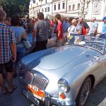 Mezinárodní rallye historických vozidel měla v sobotu zastávku v Třeboni