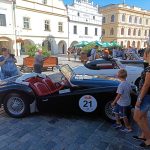 Mezinárodní rallye historických vozidel měla v sobotu zastávku v Třeboni