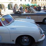 Mezinárodní rallye historických vozidel měla v sobotu zastávku v Třeboni