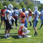 VIDEO: Tábor hostil turnaj v americkém fotbalu Summer Games. Domácí Foxes se utkali s týmy z vyšší soutěže