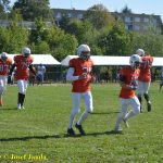 VIDEO: Tábor hostil turnaj v americkém fotbalu Summer Games. Domácí Foxes se utkali s týmy z vyšší soutěže