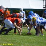 VIDEO: Tábor hostil turnaj v americkém fotbalu Summer Games. Domácí Foxes se utkali s týmy z vyšší soutěže