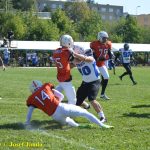 VIDEO: Tábor hostil turnaj v americkém fotbalu Summer Games. Domácí Foxes se utkali s týmy z vyšší soutěže