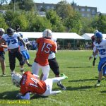 VIDEO: Tábor hostil turnaj v americkém fotbalu Summer Games. Domácí Foxes se utkali s týmy z vyšší soutěže