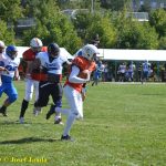 VIDEO: Tábor hostil turnaj v americkém fotbalu Summer Games. Domácí Foxes se utkali s týmy z vyšší soutěže