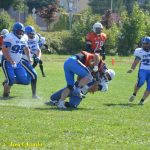 VIDEO: Tábor hostil turnaj v americkém fotbalu Summer Games. Domácí Foxes se utkali s týmy z vyšší soutěže