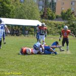 VIDEO: Tábor hostil turnaj v americkém fotbalu Summer Games. Domácí Foxes se utkali s týmy z vyšší soutěže