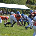 VIDEO: Tábor hostil turnaj v americkém fotbalu Summer Games. Domácí Foxes se utkali s týmy z vyšší soutěže