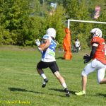 VIDEO: Tábor hostil turnaj v americkém fotbalu Summer Games. Domácí Foxes se utkali s týmy z vyšší soutěže