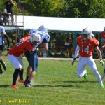 VIDEO: Tábor hostil turnaj v americkém fotbalu Summer Games. Domácí Foxes se utkali s týmy z vyšší soutěže