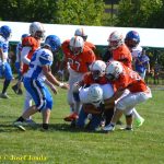 VIDEO: Tábor hostil turnaj v americkém fotbalu Summer Games. Domácí Foxes se utkali s týmy z vyšší soutěže