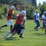 VIDEO: Tábor hostil turnaj v americkém fotbalu Summer Games. Domácí Foxes se utkali s týmy z vyšší soutěže