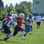 VIDEO: Tábor hostil turnaj v americkém fotbalu Summer Games. Domácí Foxes se utkali s týmy z vyšší soutěže