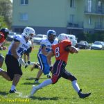 VIDEO: Tábor hostil turnaj v americkém fotbalu Summer Games. Domácí Foxes se utkali s týmy z vyšší soutěže