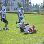 VIDEO: Tábor hostil turnaj v americkém fotbalu Summer Games. Domácí Foxes se utkali s týmy z vyšší soutěže