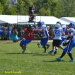 VIDEO: Tábor hostil turnaj v americkém fotbalu Summer Games. Domácí Foxes se utkali s týmy z vyšší soutěže