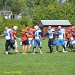 VIDEO: Tábor hostil turnaj v americkém fotbalu Summer Games. Domácí Foxes se utkali s týmy z vyšší soutěže