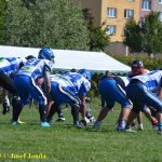 VIDEO: Tábor hostil turnaj v americkém fotbalu Summer Games. Domácí Foxes se utkali s týmy z vyšší soutěže