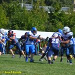 VIDEO: Tábor hostil turnaj v americkém fotbalu Summer Games. Domácí Foxes se utkali s týmy z vyšší soutěže