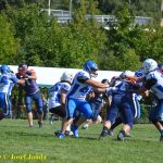 VIDEO: Tábor hostil turnaj v americkém fotbalu Summer Games. Domácí Foxes se utkali s týmy z vyšší soutěže