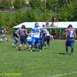 VIDEO: Tábor hostil turnaj v americkém fotbalu Summer Games. Domácí Foxes se utkali s týmy z vyšší soutěže