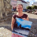 V centru Jindřichova Hradce vznikaly obrazy s duší pro spolek Fokus