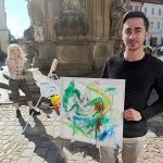 V centru Jindřichova Hradce vznikaly obrazy s duší pro spolek Fokus