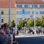 Táborem prošel kostýmovaný průvod s Janem Žižkou na koni. Lékař převzal Cenu města