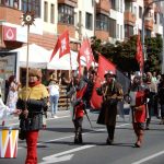 Táborem prošel kostýmovaný průvod s Janem Žižkou na koni. Lékař převzal Cenu města