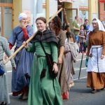 Táborem prošel kostýmovaný průvod s Janem Žižkou na koni. Lékař převzal Cenu města