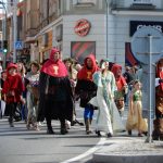 Táborem prošel kostýmovaný průvod s Janem Žižkou na koni. Lékař převzal Cenu města