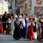 Táborem prošel kostýmovaný průvod s Janem Žižkou na koni. Lékař převzal Cenu města