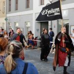 Táborem prošel kostýmovaný průvod s Janem Žižkou na koni. Lékař převzal Cenu města