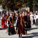 Táborem prošel kostýmovaný průvod s Janem Žižkou na koni. Lékař převzal Cenu města