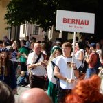 Táborem prošel kostýmovaný průvod s Janem Žižkou na koni. Lékař převzal Cenu města