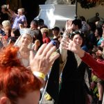 Táborem prošel kostýmovaný průvod s Janem Žižkou na koni. Lékař převzal Cenu města