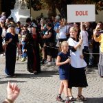 Táborem prošel kostýmovaný průvod s Janem Žižkou na koni. Lékař převzal Cenu města