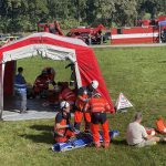 Hromadné neštěstí na železničním přejezdu. Složky IZS prověřily při cvičení spolupráci a postupy při mimořádné události