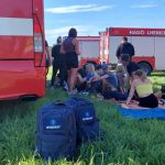 Hromadné neštěstí na železničním přejezdu. Složky IZS prověřily při cvičení spolupráci a postupy při mimořádné události