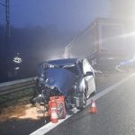 Hromadná nehoda na silnici I/3 u Bystřice na Benešovsku uzavřela cestu mezi Prahou a Táborem