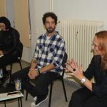 Jindra Polák z kapely Jelen si přijel popovídat do Komunitního centra v Milevsku