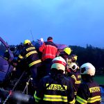 Ranní tragická nehoda mezi Bernarticemi a Opařany očima hasičů