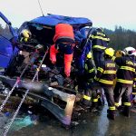 Ranní tragická nehoda mezi Bernarticemi a Opařany očima hasičů