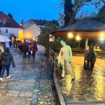 V Písku v pátek večer strašilo na každém rohu