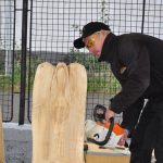Milevská prodejna Stihl ožila dnem otevřených dveří i soutěžemi. S pilou si nejlépe poradil Vít Kozák