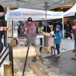 Milevská prodejna Stihl ožila dnem otevřených dveří i soutěžemi. S pilou si nejlépe poradil Vít Kozák