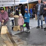 Milevská prodejna Stihl ožila dnem otevřených dveří i soutěžemi. S pilou si nejlépe poradil Vít Kozák
