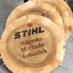 Milevská prodejna Stihl ožila dnem otevřených dveří i soutěžemi. S pilou si nejlépe poradil Vít Kozák